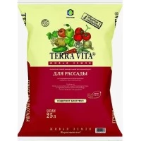 Грунт для рассады Terra Vita торф 25л Грунт для рассады Terra Vita торф 25л