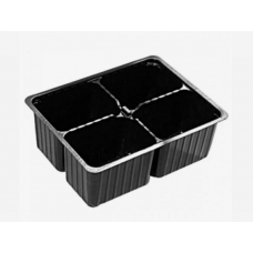 Мини кассета для рассады ( 18 х 13,5 х 6,0 ), 4 ячейки 